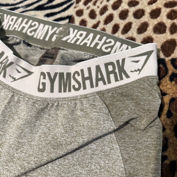 Gymshark Womens Seamless Leggings Medium Green Moisture-Wicking Stretchy sporty - Picture 9 of 10